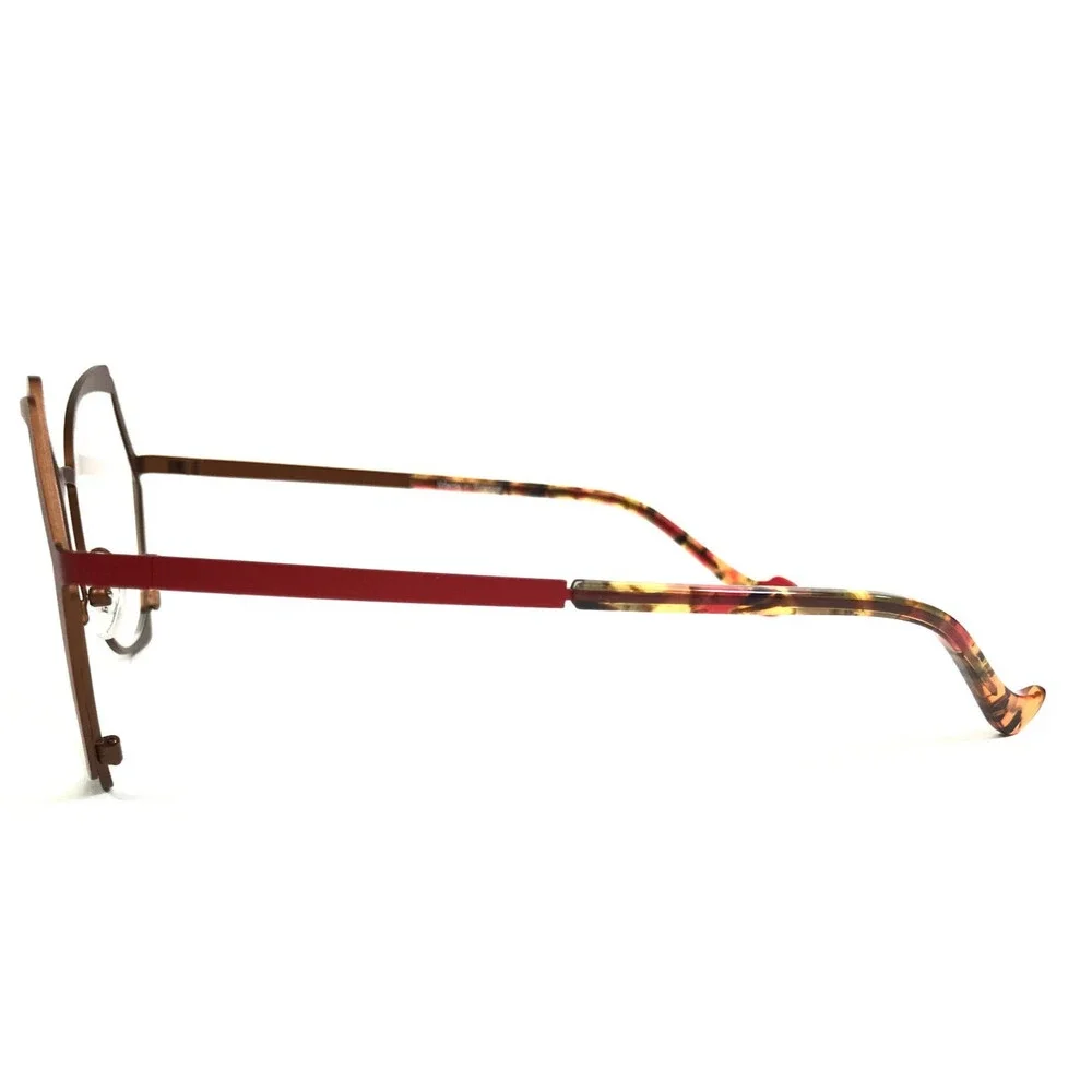 BOZ by J.F. Rey Eyeglasses Frames ORKA 9230 Matte Brown Burgundy Red 54-18-140